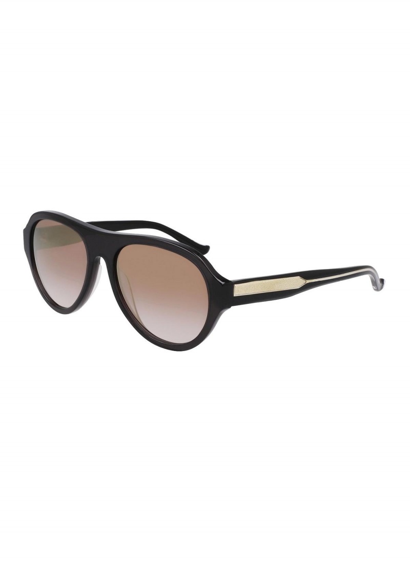 Brýle Donna Karan Aviator 56mm Modern Icons Černé | CZ_DK33518