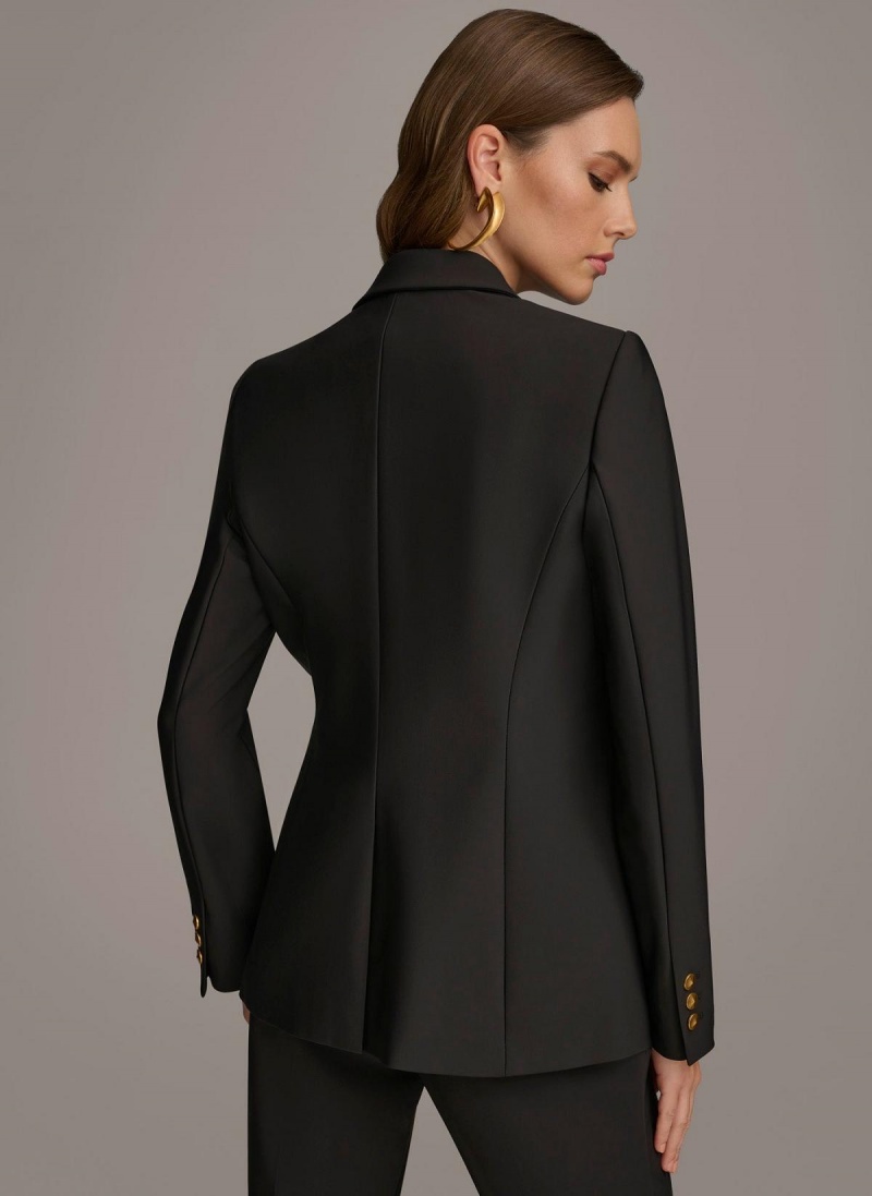 Bunda Donna Karan One Button Černé | CZ_DK28792