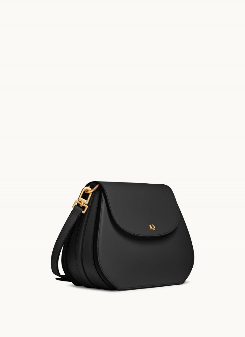 Crossbody Kabelka Donna Karan Bellerose Černé | CZ_DK81175