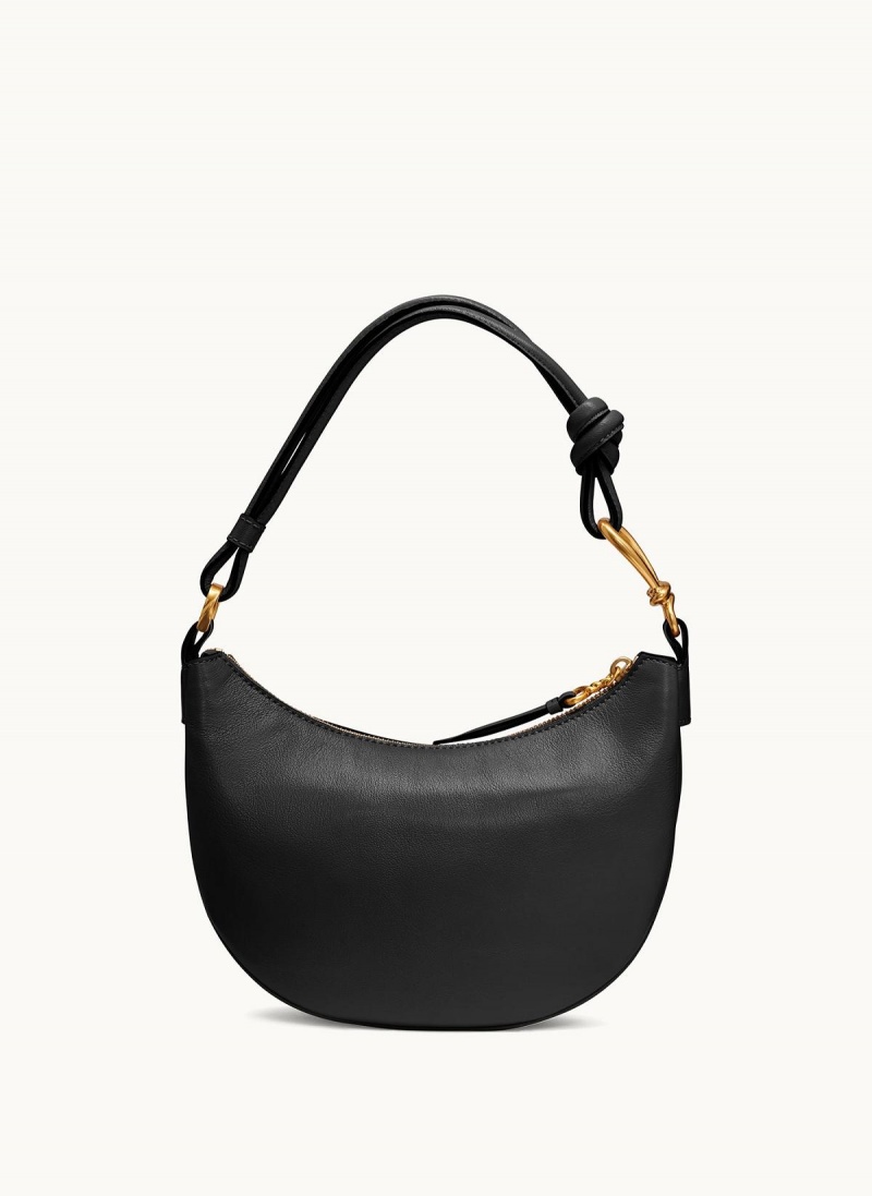 Hobo Taška Donna Karan Roslyn Small Černé Zlaté | CZ_DK24020