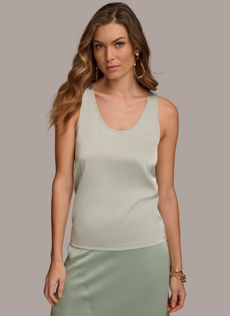 Sukně Donna Karan Scoop Neck Tank Blankyt | CZ_DK50849