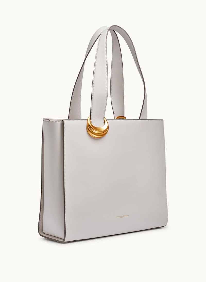 Tote Donna Karan Hewlett Bílé | CZ_DK39522