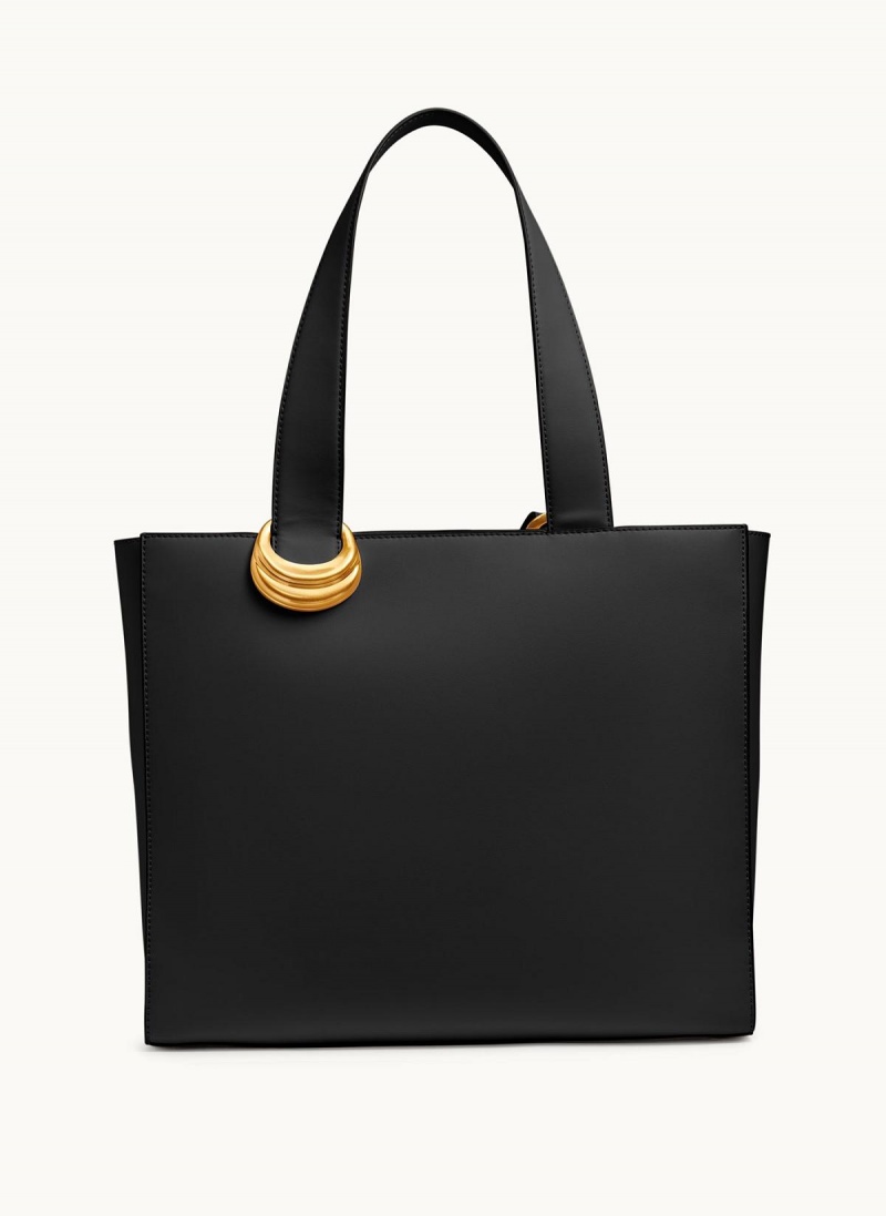 Tote Donna Karan Hewlett Černé Zlaté | CZ_DK55988